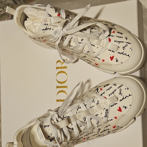 🛑DIOR D-Connect Je Vous Adore Sneakers - Picture 5 of 7